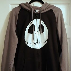 NIGHTMARE BEFORE CHRISTMAS Jack ZIP HOODIE